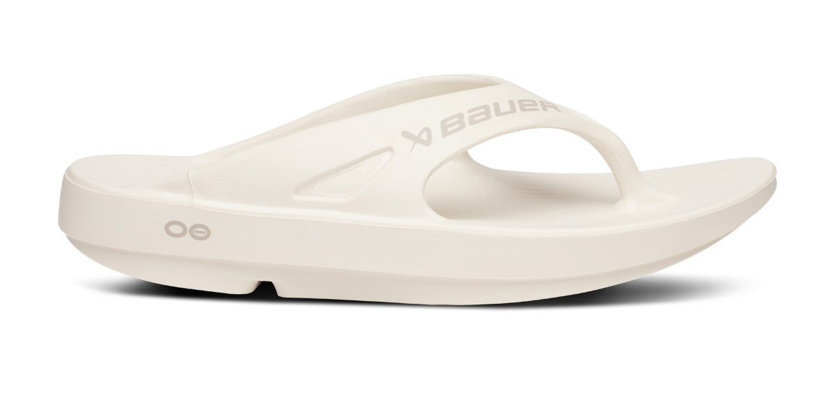 BAUER/OOFOS Men's OOriginal Sport Sandal ?C Chalk - Image 2