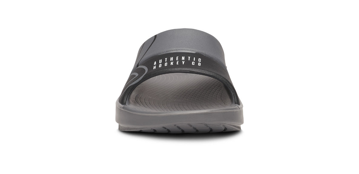 BAUER/OOFOS Women's OOahh Sport Slide Sandal ?C Slate - Image 3