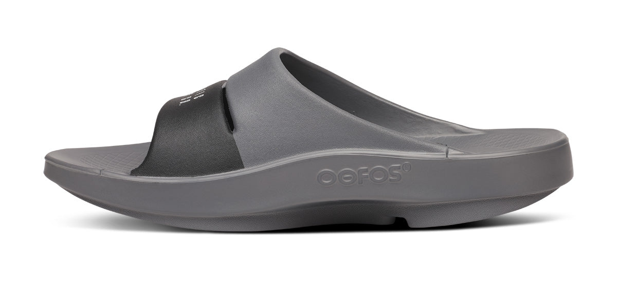 BAUER/OOFOS Women's OOahh Sport Slide Sandal ?C Slate - Image 4