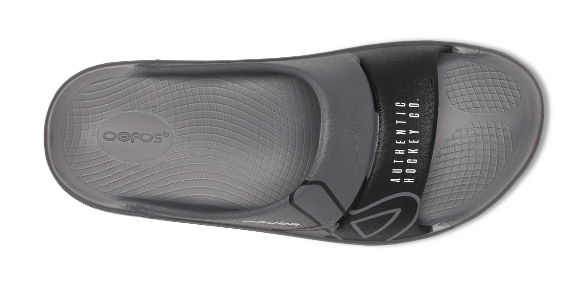 BAUER/OOFOS Women's OOahh Sport Slide Sandal ?C Slate - Image 6