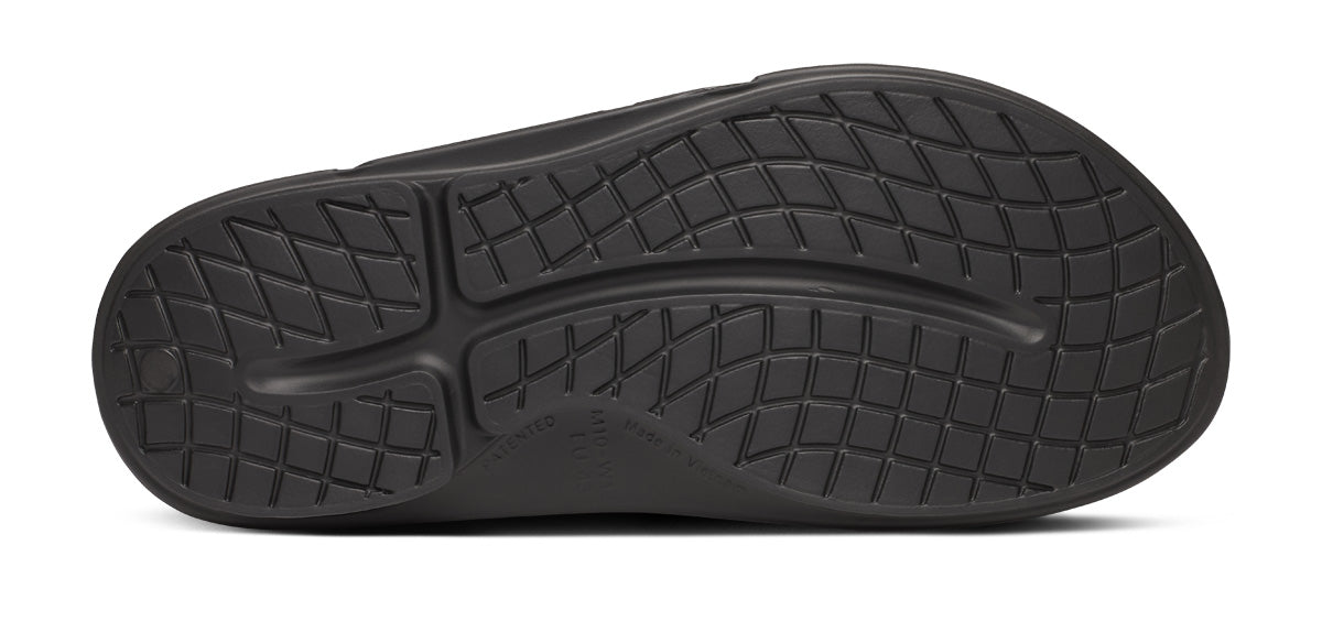 BAUER/OOFOS Men's OOahh Sport Flex Sandal ?C Black - Image 7