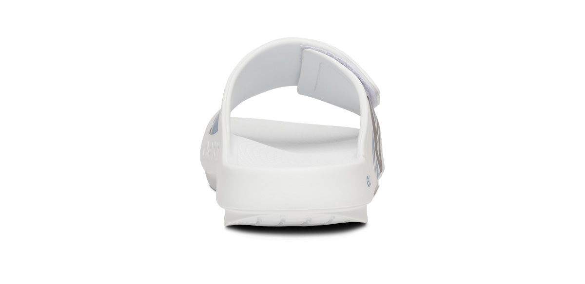 BAUER/OOFOS Men's OOahh Sport Flex Sandal ?C White - Image 8
